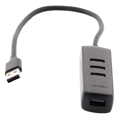 HUB USB-A 3.0 4 en 1 | 4 Puertos USB-A 3.0 (5Gbps) | Cable de 25 cm | Indicador Led | Ideal para Transferencia de Datos | Entrada USB-C para alimentar equipos de mayor consumo como discos duros | Color Negro. - Imagen 5