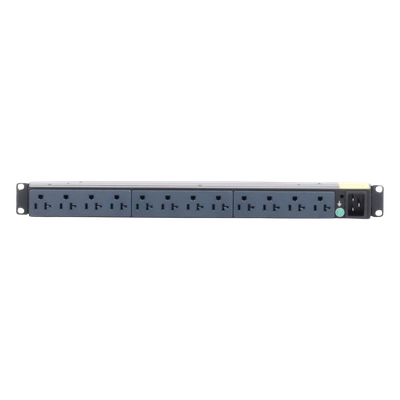 PDU Básico para Distribución de Energía, Enchufe de Entrada NEMA 5-20P, Con 12 Contactos NEMA 5-20R, Instalación Horizontal de 19in, 1UR, 20 Amp, 120 Vca - Imagen 5