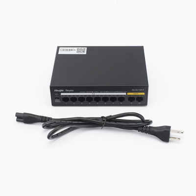 Switch PoE+ no Administrable, Hasta 110 Watts, 8 puertos PoE+ y 2 Uplinks 10/100 - Imagen 3