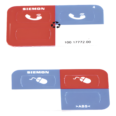 Icono Ultramax para Identificación de Jacks, Color Azul, Bolsa con 100 Piezas