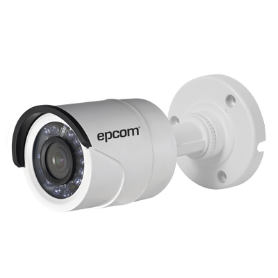 Bullet TURBOHD 720p / METÁLICA / Híbrida / GRAN COBERTURA / IR Inteligente 20 mts / Lente 3.6 mm / Exterior IP66 