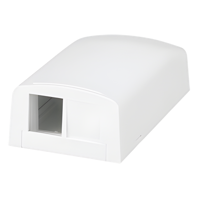 Caja de Montaje en Superficie, Para 2 Módulos Keystone, Color Blanco - Imagen 4