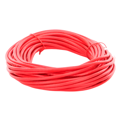Cable de Parcheo Slim UTP Cat6A - 10 Metros (32.81 Pies) Rojo Diámetro Reducido (28 AWG) - Imagen 6