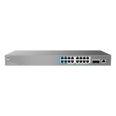 Switch de Red Empresarial L2++ / Serie GWN7800 Pro / 16 Puertos Gigabit PoE 250W / 2 Puertos SFP+ / Gestión Cloud GDMS / VLAN 4K / QoS Avanzado / Seguridad Integral - Imagen 3