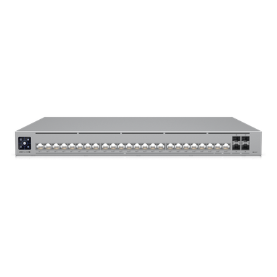 UniFi Switch Pro HD Capa 3, 24 puertos Etherlighting POE++ / (22) puertos 2.5 GbE, (2) puertos 10GbE, todos POE++, (4) puertos 10G SFP+, 600W presupuesto POE - Imagen 3