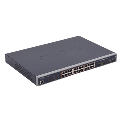 Switch Administrable L2+ de 24 puertos 10/100/1000T PoE+ con 4 puertos combo TP/SFP Gigabit - Imagen 5