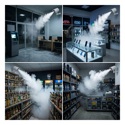 Generador de Niebla / 1 Disparo / Cubre 150m³ en 10 segundos / Activado por Contacto Seco - Imagen 6