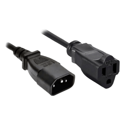 Cable de Alimentación / Enchufe C14/US / 60 cm (23.6 in) / Negro / Compatible NEO
