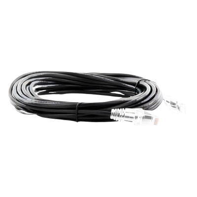 Cable de Parcheo Slim UTP Cat6A - 7 Metros (22.97 Pies) Negro, Diámetro Reducido (28 AWG) - Imagen 4