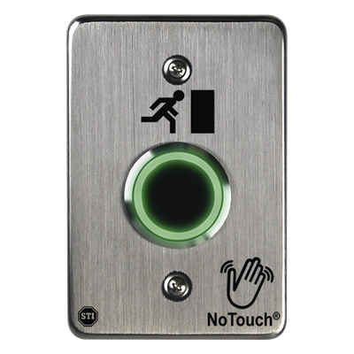 Interruptor IR NoTouch® de Acero Inoxidable, De un solo grupo, Símbolo de puerta