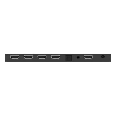 Splitter HDMI 1x4 | 1 Entrada a 4 salidas (Simultaneas) | 4K@60Hz | Extractor de Audio | Down Scaler | HDR 4:4:4 | EDID | 18Gbps - Imagen 5