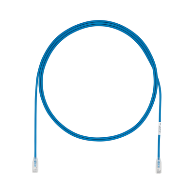 Cable de Parcheo UTP Cat6A, CM/LSZH, Diámetro Reducido (28AWG), Color Azul, 1.22 Metros (4 Pies) - Imagen 3