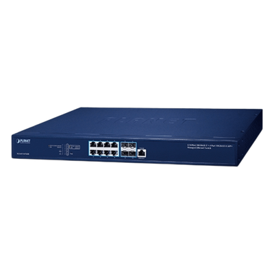 Switch Administrable Capa 3 10Gbps+ / 8 Puertos 100/1G/2.5G/5G/10GBASE-T RJ45 / 4 Puertos 10GBASE-X SFP+ / Enrutamiento Estático IPv4/IPv6 / 240Gbps Switch Fabric / Seguridad de Nivel Empresarial / Soporte Completo IPv6