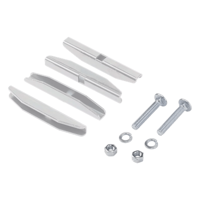 Kit de Empalme para Escalerilla / Acero Calibre 12 / 2.66 mm Espesor / RAL 9005 Blanco / 1.02 lb (0.46 kg) / Curvas 90°