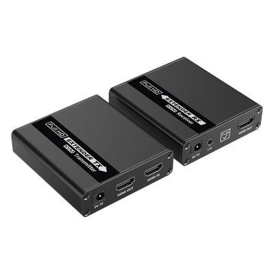 Kit extensor KVM (HDMI y USB) | 40m a 4k@30Hz | 70m a 1080P@60Hz | Cat 6, 6a y 7 | CERO LATENCIA | HDR | Salida Loop | Salida de audio de 3.5mm | - Imagen 4