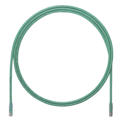 Cable de Parcheo UTP, Cat6A, 24 AWG, CM, Color Verde, 2.13 Metros (7 Pies)