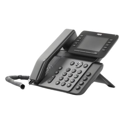 Teléfono IP Empresarial Esencial WiFi / Bluetooth, 20 líneas SIP, pantalla a color 4.3" ajustable, PoE, puertos Gigabit, conferencia local de 6 vías. - Imagen 7