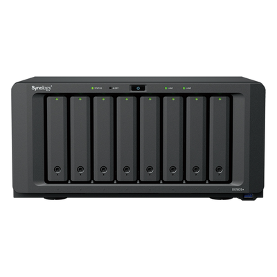NAS DiskStation DS1825+ | 8 Bahías | AMD Ryzen V1500B | 8 GB DDR4 ECC | Hasta 2,239 MB/s Lectura | 2 Puertos 2.5GbE | Expansión PCIe 3.0 | Compatible con 10GbE y 25GbE | Caché SSD M.2 | Synology DSM. - Imagen 3