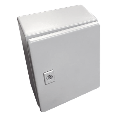 Gabinete de Acero, Nema 4 -IP 65 de 80 x 120 x 30 cm con Platina.