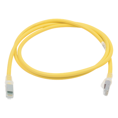 Patch Cord Z-MAX Cat6A UTP, CM, 1.52 Metros (5 Pies), Color Amarillo