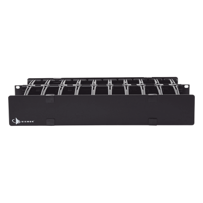 Organizador de Cable Horizontal RouteIT, Doble, Para Rack de 19in, 4in de profundidad, 2UR - Imagen 5
