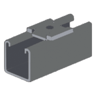 Tope Unicanal Muesca para Tornillo de  3/8" ( 9.5 mm ).