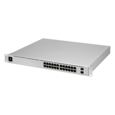 UniFi Switch USW-Pro-24-POE Gen2, con funciones capa 3, de 24 puertos PoE 802.3at/bt + 2 puertos 1/10G SFP+, 400W, pantalla informativa - Imagen 4
