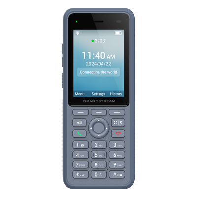 Teléfono IP Wi-Fi Inalámbrico WP836 / Wi-Fi 6 Doble Banda / IP69K Resistente a Exteriores / Batería 3000 mAh / 4 Conferencias / Bluetooth Integrado / USB Tipo C / Compatibilidad con Códec Opus HD - Imagen 7