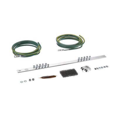 Kit de Puesta a Tierra con dos Jumpers 6 AWG y Barra de Conexiones de 20 Orificios, para Rack de 19in - Imagen 3