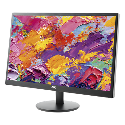 Monitor  LED de 22", Resolución 1920 x 1080 Pixeles con Entradas de Video HDMI/VGA