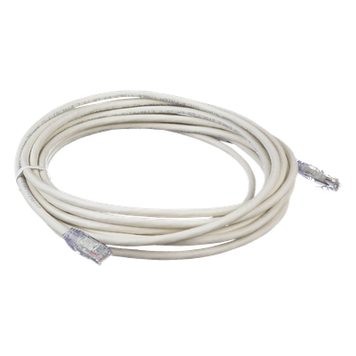 Cable de Parcheo TX6, UTP Cat6, 24 AWG, CM, Color Blanco, 6.1 Metros (20 Pies) - Imagen 3