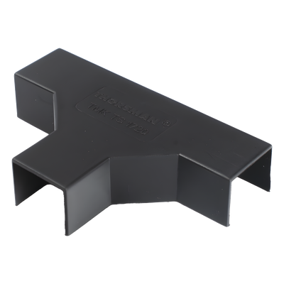 Sección en "T" Color Negro de PVC Auto Extinguible, Para Canaleta TMK-1720-N-CC (5240-02003) - Imagen 3
