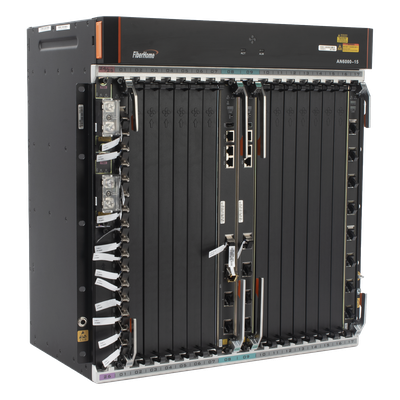 OLT Carrier Class Modular GPON, 14 Ranuras de Servicio, Incluye 1 Tarjeta de Servicio, Doble fuente -48Vcc, 11 UR, Gestión por UNM2000, CLI, Incluye Instalación de software UNM2000, (Interoperabilidad con ONUs de Terceros sin Costo)