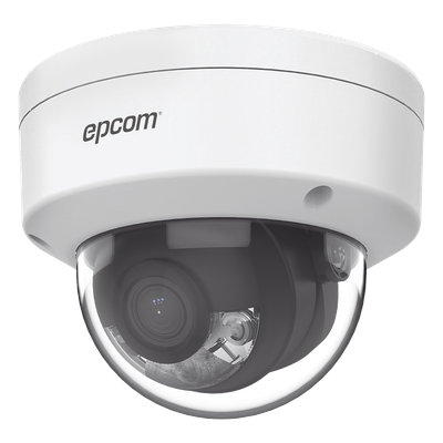 Domo IP 4 Megapixel / Lente 2.8 mm / ColorVu / ACUSENSE  / PoE / H.265+ / IP67 / IK08 / WDR 120 dB 