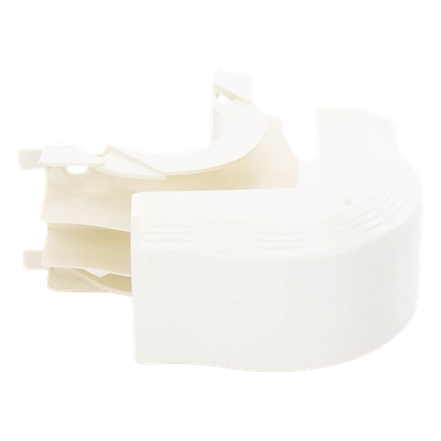 Esquinero exterior, para uso con canaleta T45, Material PVC Rígido, Color Blanco Mate - Imagen 5
