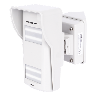 (AX HUB) Detector Dual-Tech Inalámbrico para Exterior + Montaje de Pared + Adaptador
