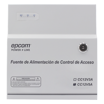 Fuente de Poder / 1 Salida 11-15 Vcc / 5 A / Temporizador Integrado / Con Capacidad de Batería de Respaldo / Requiere Batería / Aplicaciones en sistemas de control de Acceso - Imagen 3