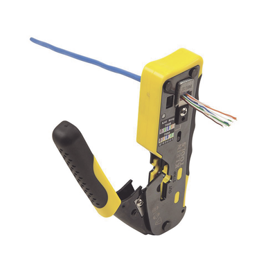 Ponchadora/Pelacables/Cortacables con Matraca para Conectores Pass-Thru RJ45 y Conectores Estándar RJ11/RJ12. - Imagen 8