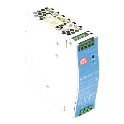 Fuente de poder industrial de 120 W, salida 12 Vcc, entrada 90~264 VCA, para montaje en riel DIN, - Imagen 6