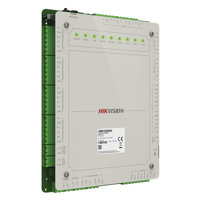 Controlador de Acceso 4 Puertas Administrable en la Nube con Hik-Connect Teams / Interfaz Web / 8 Lectores de Huella o Tarjeta / 100,000 Tarjetas / 10,000 Huellas / Incluye Gabinete y Fuente de Alimentación 12Vcd 8 A / Soporta Batería de Res - Imagen 4