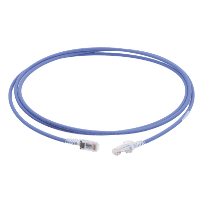 Patch Cord MC6 Modular Cat6 UTP, CM/LS0H, 2.13 Metros (7 Pies), Color Azul