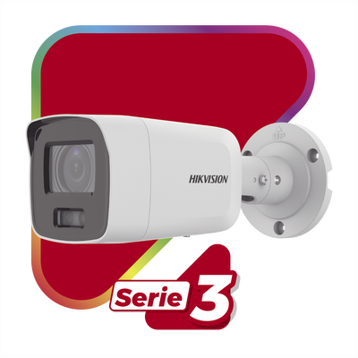 Bala IP 8 Megapixel (4K) / Imagen a Color 24/7 / Lente 2.8 mm / Luz Blanca 40 mts / Exterior IP67 / WDR 130 dB / Entrada y Salida de Audio y Alarma / Captura Facial / ONVIF / Micro SD / Micrófono Integrado - Imagen 3