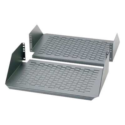 Charola Para Soportar Equipos en Rack de 19in, Ventilada, Frontal y Posterior, Capacidad de 136 Kg, 3UR - Imagen 2