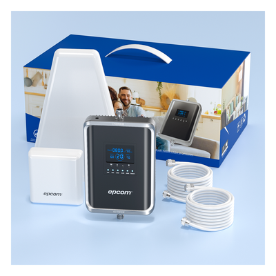 Kit Amplificador de Señal Celular 2G, 3G, 4G y 5G / Mejora llamadas convencionales y VoLTE / Amplifica señal de TELCEL, AT&T, MOVISTAR, BAIT,DiRi y más / Cubre hasta 300 m² con una antena y hasta 600 m² con 2 antenas. - Imagen 5