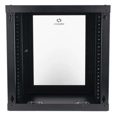 Gabinete de Pared con Puerta de Cristal Templado, 455mm de Profundidad, 12U Rack de 19'', Acero Reforzado - Imagen 5