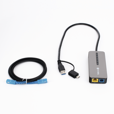 ONU Bridge Dual GPON/EPON USB Portátil / 1 puerto RJ45 2.5Gbps / 1 puerto USB - Imagen 3