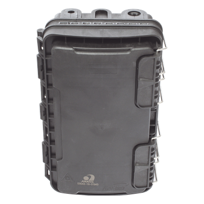 Caja de Distribución de Fibra Óptica para 24 Empalmes, con 8 acopladores SC/APC simplex, Exterior IP65, Color Negro - Imagen 7