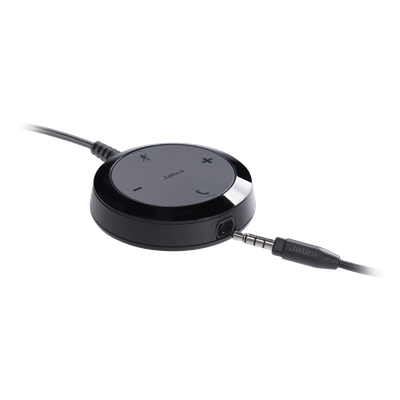 Jabra Evolve 30 Duo con conexión USB / 3.5mm, micrófono con cancelación de ruido y controlador en el cable con botones e indicadores LED (5399-829-309) - Imagen 5