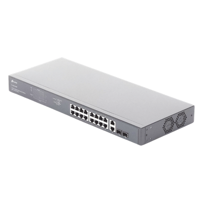 Switch no administrable de 16 puertos 10/100/1000Mbps y PoE af/at, 2 puertos SFP hasta 250W. - Imagen 6