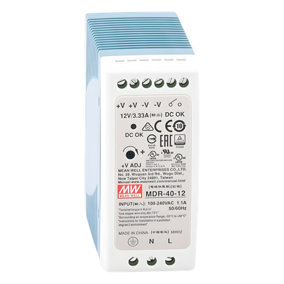 Fuente de poder Industrial Riel Din 12Vcc, 40W - Imagen 6